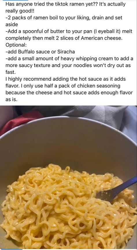 Ramen Noodle Hacks Cheese, Chicken Ramen Noodle Hacks, Upgraded Ramen Noodles, Ramen Noodle Recipes Tik Tok, How To Make Ramen Noodles Better, Fancy Ramen Recipes, Creamy Ramen Noodle Recipes, Maruchan Ramen Recipes, Cheese Ramen Noodles