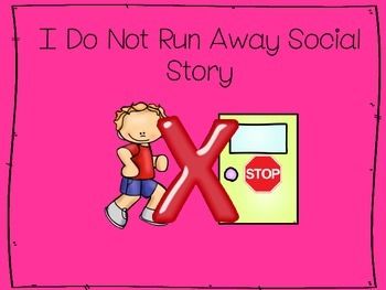 How to Use:Pick the version of the social story that works best for you. Read to the children before the act occurs. If there begins to be an issue during what is expected reread the social story. You can read the stories at story time at the beginning of the year too. 1 page Story: print on cardstock and laminate. Social Story Running Out Of Classroom, Social Books, Social Stories Free, Child Development Psychology, Social Scripts, Early Intervention Speech Therapy, Social Skills Lessons, Social Story, Behavior Interventions