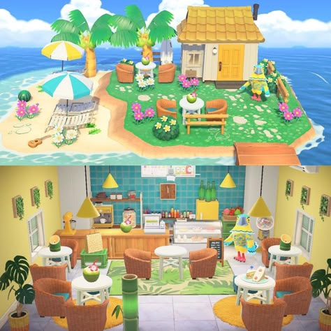 @cozy_core_crossing on Instagram: “A new little Island shop for Keaton! #acnh #acnhdesigns #acnhinspo #acnhfloralcore #acnhinspiration #acnhcommunity #newhorizonsdeaigns…” Acnh Hhp, Cozy Core, Happy Home Paradise, Paradise Garden, Pocket Camp, Acnh Inspo, Animal Crossing Pocket Camp, Color Picker, Animal Crossing Game