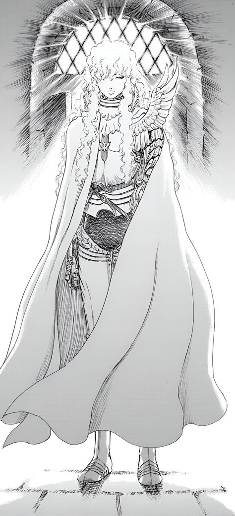 Griffith Berserk, Anime Character, Anime, White