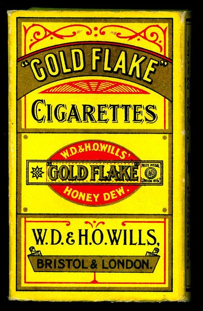 images of cigarette packets | Cigarette Packet - Wills's "Gold Flake" Bristol London, Bar Stuff, Brand Description, Coffee Label, Honey Dew, Gold Flake, Get Back To Work, Vintage Memory, Old Ads