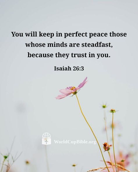 Bible Verse Pictures, Trust In God, Perfect Peace, Peace Of God, Bible Verse Prints, Trust God, Trust Yourself, Bible Verse, Verses