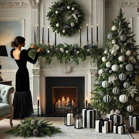 🎄🖤🤍 Ready to add a modern twist to your Christmas decor? Black and white decorations are the perfect way to bring timeless elegance and a fresh, contemporary vibe to your holiday home! From minimalist ornaments and sleek table settings to monochrome wreaths and cozy throws, this color scheme creates a striking, stylish look that’s sure to impress. ✨ Discover the full collection of black and white Christmas decor ideas here: https://sweetmagnoliaa.com/black-and-white-christmas-decor/ ✨ Wheth... Christmas Decor Black And White, Black And White Decorations, Minimalist Ornaments, Christmas Decor Black, Black And White Christmas Decor, White Christmas Decor Ideas, Black And White Christmas, Decor Black And White, White Christmas Decor