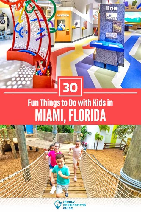 Miami With Kids, Miami Attractions, Things To Do In Miami, Miami Vacation, South Beach Hotels, Kids Things To Do, Florida State Parks, Hollywood Florida, Things To Do With Kids