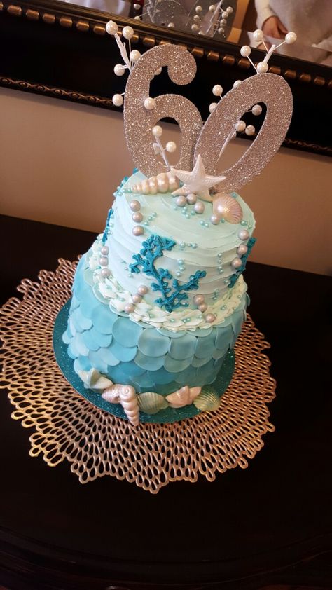 60th Birthday Beach Party Ideas, 60th Beach Birthday Party, 60th Birthday Beach Theme, 50th Birthday Ocean Theme, Beach Theam Birthday Cakes, 60th Birthday Ideas For Mom Party, 60th Birthday Ideas For Dad, Birthday At The Beach, 60th Birthday Ideas For Mom