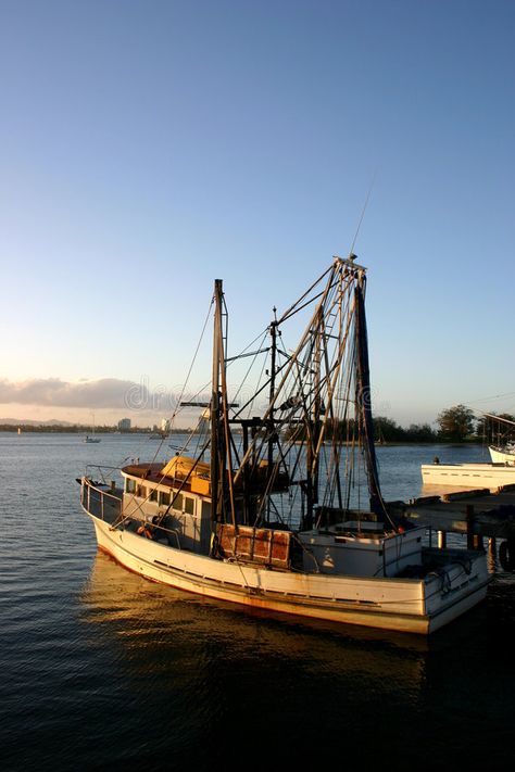 Fishing Trawler Boats, Deep Sea Fishing Boats, Fishing Trawler, Shrimp Boats, Trawler Boats, Sea Scapes, Shrimp Boat, Afternoon Light, Deep Sea Fishing