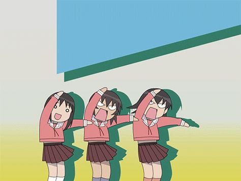 Just watched Azumanga Daioh for the first time and had to post this. - http://ift.tt/2fzt3uC Osaka Azumanga Daioh Gif, Osaka Azumanga Daioh, Sata Andagi, Black Lagoon Anime, Azumanga Daioh, Haruhi Suzumiya, Movie Club, Dancing Gif, Face Mask Black