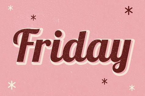 Its Friday Funny, Thank God Its Friday, Notion Images, Word Typography, Vintage Typeface, Friday Funny, Cute Backgrounds For Iphone, Its Friday, Handlettering Quotes