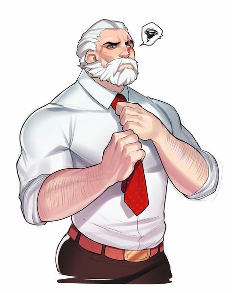 Reinhardt Fanart, Reinhardt Overwatch, Overwatch Reinhardt, Overwatch Fanart, Bear Drawing, Overwatch Fan Art, Silver Wolf, Cyberpunk Character, Queer Art