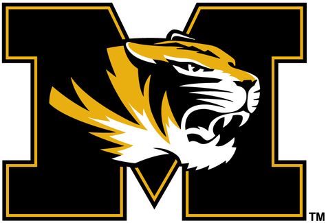 Missouri Tigers Secondary Logo (1996-Pres) - Mizzou Logo, Tiger Logo Graphics, Tiger Logo Png, Missouri Tigers Logo, Musical Instruments Drawing, Secondary Logo, Missouri Tigers, University Of Missouri, Card Tattoo