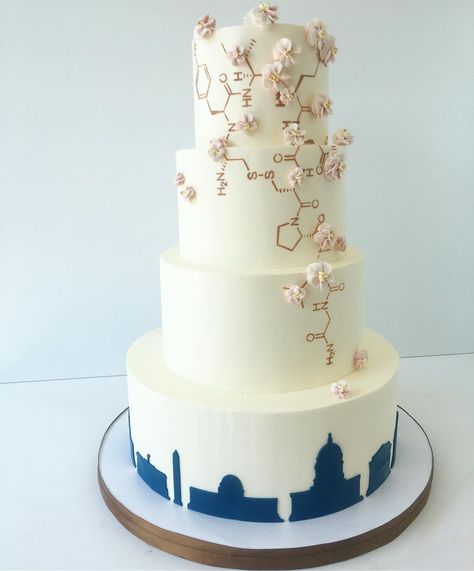 461 tykkäystä, 12 kommenttia - Lara Halabi (@fluffythoughtscakes) Instagramissa: ”Our couple definitely had some sweet chemistry going on... . . . #cake #cakes #oxytocin…” Chemistry Cake, Chemistry Wedding, Science Cake, Science Wedding, Graduation Party Cake, Debut Ideas, Mini Cakes Birthday, Science Chemistry, Tasty Baking