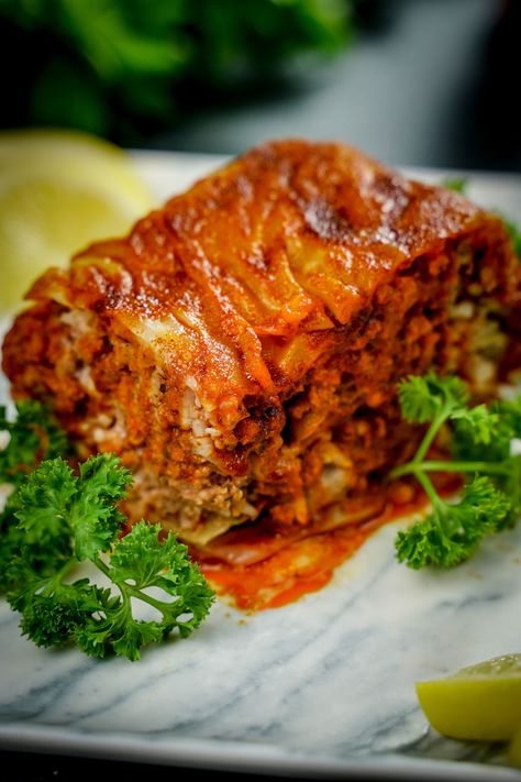 Cabbage Lasagna, Minced Beef Recipes, Ground Beef And Cabbage, Knot Rings, Ground Beef Rice, Beef Lasagna, Beef Rice, Cabbage Rolls Recipe, Cabbage Casserole