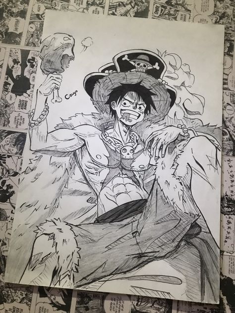 Half And Half Drawings, Luffy Draw, Luffy Sketch, Luffy Drawing, Planet Drawing, Drawing Superheroes, Cartoon Character Tattoos, Best Anime Drawings, Anime Boy Sketch