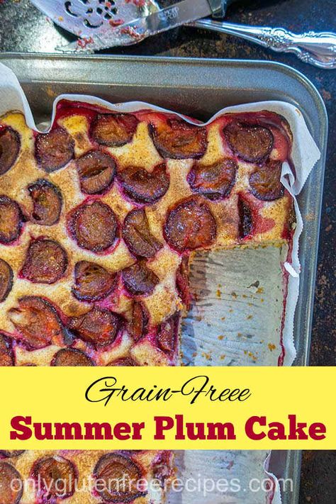 Plum Recipes Easy, Plum Recipes Healthy, Plum Dessert, Gluten Free Recipes For Kids, Plum Recipes, Clean Baking, Almond Flour Recipes, Best Gluten Free Recipes, Plum Tree