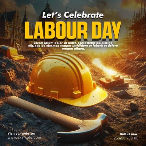 Psd happy labour day social media post t... | Premium Psd #Freepik #psd Labor Day Social Media Post, May Background, Happy Labour Day, 1st May, Social Media Post Template, Happy Labor Day, Lets Celebrate, Labor Day, Labour