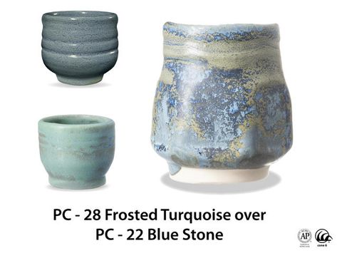 Page 2 (PC) Potter's Choice over PC-22 Blue Stone Glaze Layering | AMACO Brent Ceramic Glaze Ideas, Amaco Glaze Combinations, Pottery Glaze Ideas, Amaco Brent, Glaze Layering, Ceramic Glazing, Glazing Ideas, Glaze Colors, Amaco Glazes