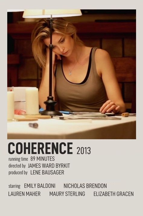 Coherence Movie Poster, Coherence Movie, Polaroid Movie Poster, Mini Posters, Watch List, Movies Showing, Movie Poster, Good Movies, Film