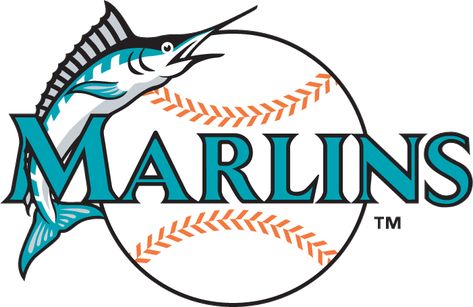 Miami Logo, Marlins Baseball, Mlb Team Logos, Orioles Baseball, Florida Marlins, Mlb Logos, Sports Team Logos, Baseball Stadium, Sports Logos