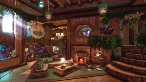 Sequoia | HOUSING SNAP Treehouse Exterior, Treehouse Interior, Dorm Hacks, Ffxiv Housing, Dorm Design, Final Fantasy Xiv, Large Homes, House Inspiration, Final Fantasy