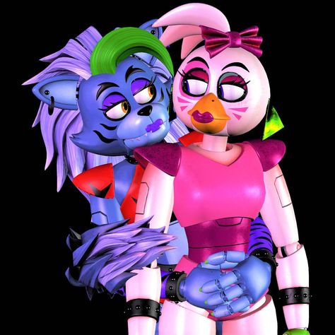 Roxy And Cassie, Cassie And Roxy, Fnaf Cassie, Cassie Fnaf, Rick And Morty Crossover, Freddy Security Breach, Security Breach Ruin, Glamrock Chica, Roxanne Wolf