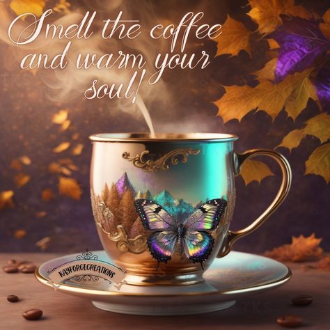 Afternoon Coffee Quotes, Good Morning With Coffee, November Coffee Quotes, Cold Mornings And Coffee Quotes, Evening Coffee Quotes, Forget Love Fall In Coffee, Smell Of Coffee Quotes, Coffee Quotes Morning, Halloween Coffee Humor Memes