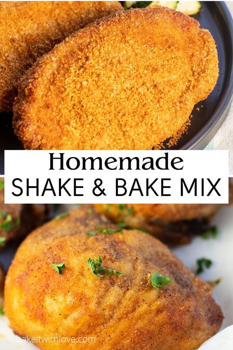 Homemade Shake And Bake Chicken Seasoning Mixes, Homemade Pork Shake And Bake, Home Made Shake And Bake Pork Chops, Shake And Bake Recipes Homemade, Home Made Shake And Bake For Chicken, Shake And Bake Copycat Recipe, Homemade Shake And Bake Pork Chops, Pork Shake And Bake Recipe, Home Made Shake And Bake