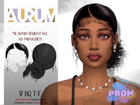 Bun Sims 4 Cc, Sims 4 Cc Bun, Sims 4 Bun Hair, Alpha Hair Cc, Sims 4 Alpha Cc Hair, Sims 4 Hair Cc Alpha, Sleek Low Bun, The Sims 4 Custom Content, Female Sims