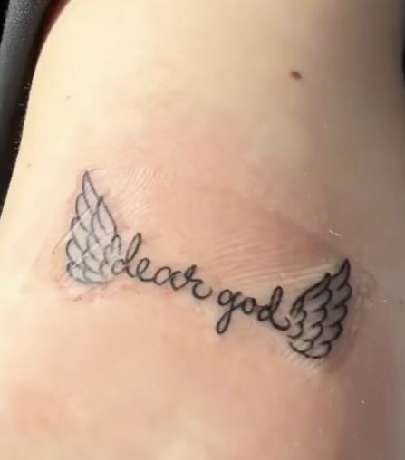 Nessa Barrett Tattoo, God Tattoos, Nessa Barrett, Baby Cowboy, Star Tattoos, Minimal Tattoo, Creative Tattoos, Mini Tattoos, Pretty Tattoos