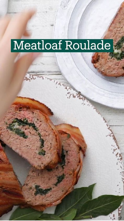 Meatloaf Roulade | Pinterest Meatloaf Roulade, Food Recipes Meat, Easy Beef Recipes, Recipes Ground Beef, Recipes Meat, Recipes For Dinner, Prime Rib, Beef Recipes Easy, Easy Beef