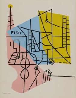 Landscape Space, Stuart Davis, Ad Reinhardt, Space Landscape, American Painters, New York Art, Pop Art Painting, Abstract Drawings, Woven Paper