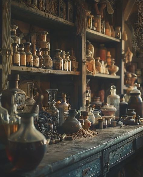 Gothic Victorian House, Apothecary Shoppe, Witch Apothecary, Apothecary Decor, Witchy Room, Medieval Aesthetic, Home Cottage, Apothecary Cabinet, Christmas Memes