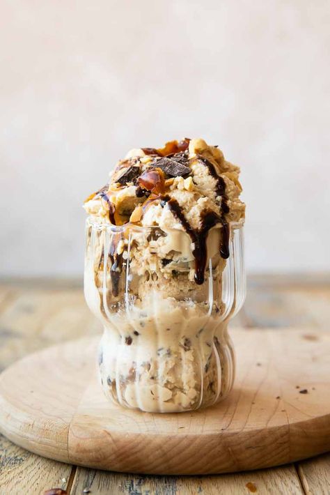 Ninja Creami Snickers Protein Ice Cream Recipe - Jar Of Lemons Ninja Creami Snickers Ice Cream, Ninja Creami Protein Ice Cream Recipe, Snickers Protein, Jar Of Lemons, Protein Ice Cream Recipe, Snickers Ice Cream, Protein Cookie Dough, Creami Recipes, Ninja Recipes