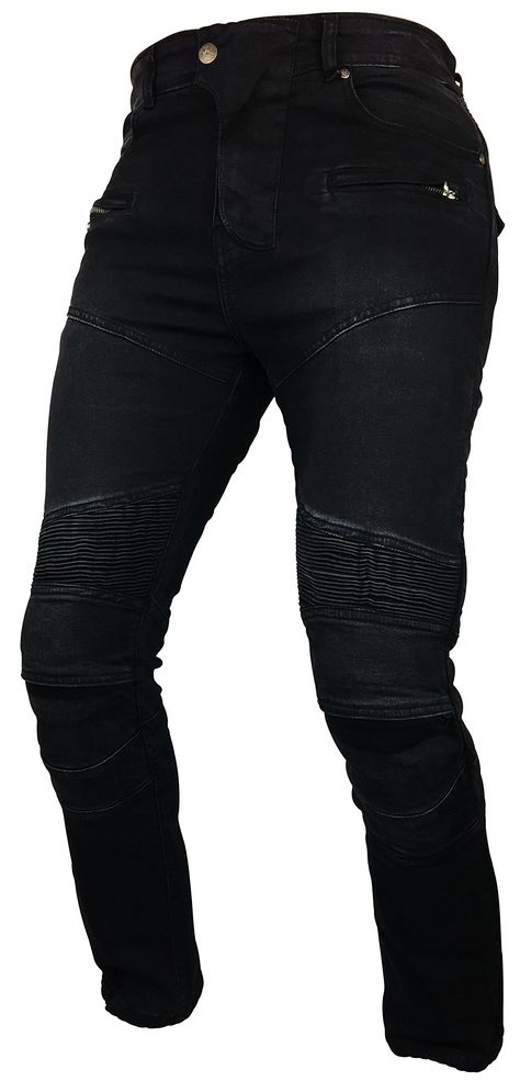 PRICES MAY VARY. 4oz Denim Cloth, 98% Cotton + 2% Spandex Fashion Trends and Riding Safety Design, 2 Knee and 2 Hip Protect Pads, Perfect for Motorcycle and Daily Critical Area like Hip, Knees and Tighs are Reinforced Kevlar Protection against Heat, Cut and Abrasion.. DuPontTM and KEVLAR are registered trademarks of E.I. Du Pont de Nemours and Company Including the European Union CE EN1621-1: 1997 Motorcycle Protection Equipment Certification,Knee X2 and Hip X2 Sponge Protection Module (Not The Motorcycle Gear Mens, Motorbike Riding, Motorcycle Pants, Tech Gear, Riding Pants, Pants For Men, Motocross, Denim Jeans, Black Jeans