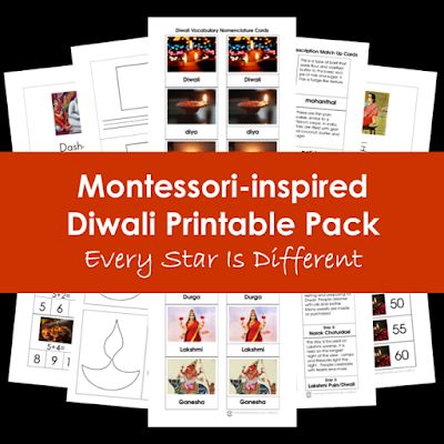 Montessori-inspired Diwali Printable Pack Diwali Printables, Diwali Chart For School Kids, Diwali Math Activities Preschool, Diwali Nursery Activities, Diwali Montessori Activities, Montessori Elementary Activities, Diwali Inspiration, Diwali Story, Diwali Activities