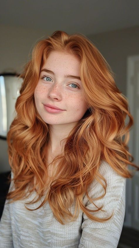 Auburn, Blue Eyes, Red Hair, Hair Color, Hairstyles, Hair, Red, Blue, White