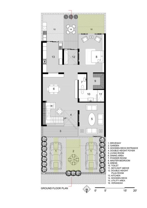 Share this on WhatsApp00Follow 00Residence Designed with the ‘Flow of Energy’ Concept of Vastu | Garg Architects Text description provided by the architects. The Sky Box house, constructed in a small rectangular 240 sq. meters lot of land, located in the Himalayan foothills, facing towards the north direction, is an architectural outcome guided by three main[Read More] Layout House, Modern Tree House, House Projects Architecture, North Facing House, Modern Bungalow Exterior, Duplex Floor Plans, Indian House Plans, Box House, Small House Floor Plans