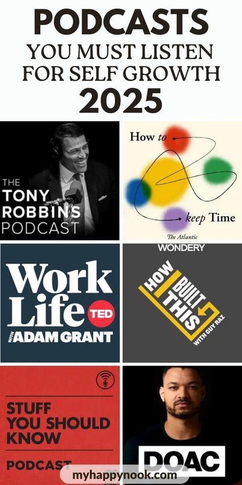 Motivational Podcasts to listen this 2025 Funny Podcasts, Funny Spiritual, Improve Lifestyle, Podcast For Women, Popular Podcasts, Motivational Podcasts, Self Growth, Life Changing Books, Business Podcasts