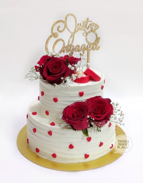 Half Kg Anniversary Cake Design, Anniversary Theme Cake, Simple Wedding Cake Designs, Happy Marriage Anniversary Cake, Marriage Anniversary Cake, Wedding Cake Designs Simple, Anniversary Cake Designs, Crisco Recipes, Engagement Pose