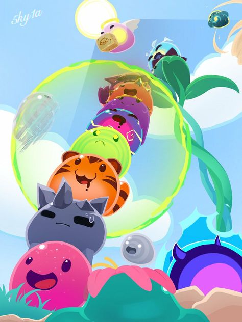 Slime Rancher Game, Slime Rancher 2, Slime Games, Pink Slime, Slime Rancher, Goofy Drawing, Cute Games, Cute Doodle Art, Video Game Art