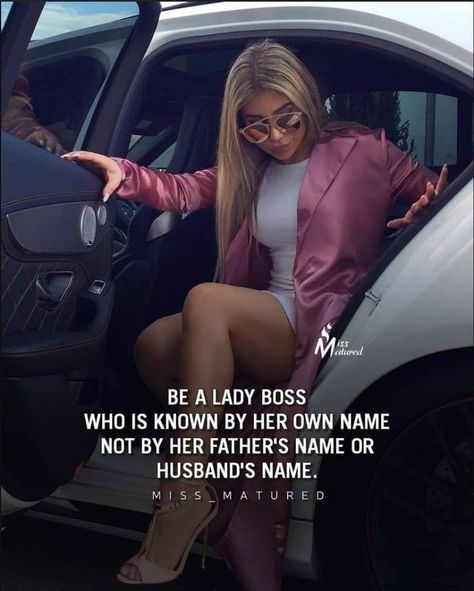 Be your own boss, be known for your own name and identity! 💯😎😘😊❤️‍🔥 #bossup #slayon #selfmade #goals #dreambig #gogetter #confidence #beauty #style #personality #authenticity #ownit #workit #earnit #originality #success #victory Boss Motivation Quotes, Powerful Women Quotes, Strong Independent Woman, Millionaire Mindset Quotes, Business Woman Quotes, Tough Girl Quotes, Boss Motivation, Boss Lady Quotes, Strong Mind Quotes