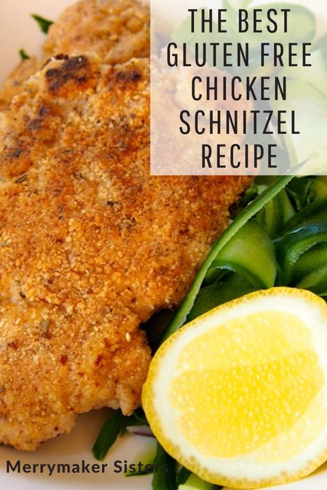 Chicken Schnitzel Gluten Free, Gluten Free Schnitzel Recipe, Gluten Free Chicken Schnitzel, Gluten Free Schnitzel, Grain Free Chicken Recipes, Chicken Schnitzel Recipe, Gluten Free Dairy Free Recipes Dinner, Schnitzel Recipe, Paleo Ideas