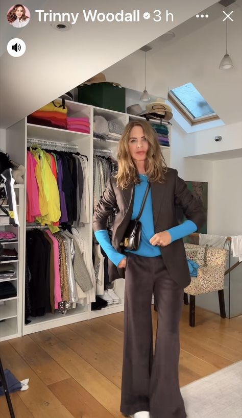 Trinny Woodall Style 2024, Trinny Woodall Style, Blazer Styling, Trinny Woodall, 2024 Style, Women's Fashion, Street Style, Blazer, Clothes