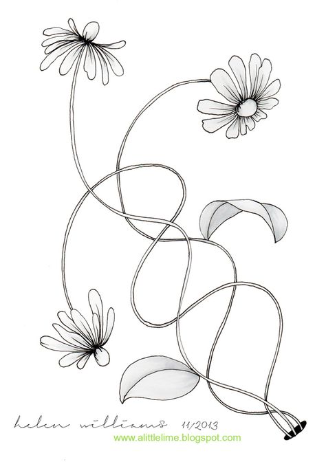 Flower Sketch Pencil, Helen Williams, Zentangle Flowers, Tangle Patterns, Art And Photography, Zentangle Drawings, Doodles Zentangles, My Drawings, Sketchbook Journaling