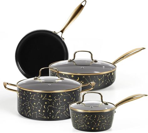 Amazon.com: Ceramic Pots and Pans Set - 5 Pieces Ceramic Nonstick Cookware Set, Non Stick Pots and Pans Set, Induction kitchen Cookware Sets, Non Stick Cooking Set W/Frying Pan and Saucepan Sets, PFOA&PFAS Free: Home & Kitchen Ceramic Nonstick Cookware, Ceramic Cookware Set, Kitchen Cookware Sets, Vintage Cookware, Casserole Pan, Nonstick Cookware Sets, Ceramic Cookware, Pots And Pans Sets, Kitchen Ware