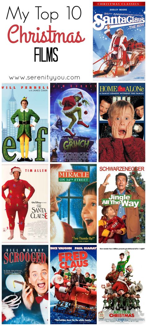 My Top 10 Christmas Films - Serenity You Fred Claus, Arthur Christmas, Miracle On 34th Street, Best Christmas Movies, Christmas Films, The Family Stone, 25 Days Of Christmas, Abc Family, Jim Carrey