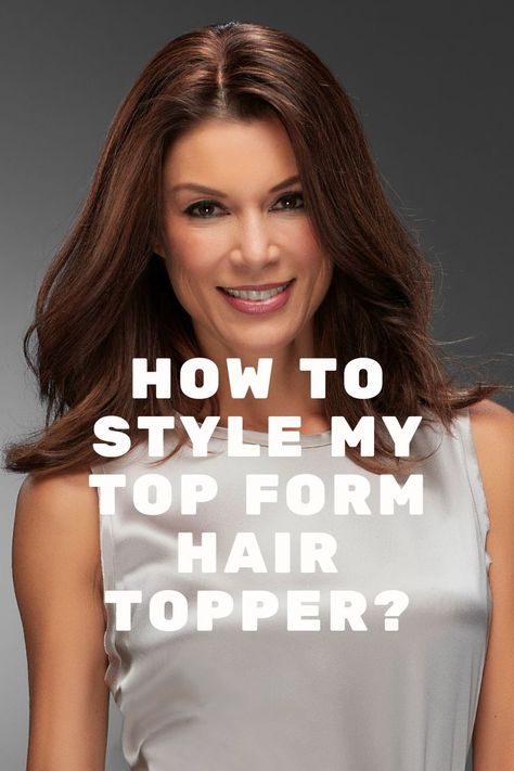 We show you how to care and style your Top Form Remy Human Hair Topper. Created by the experts at Jon Renau. These tips and tricks will become invaluable to extend the life of your hair topper. Our professional range of hair replacement solutions will inspire you to create your new look. #toppervideo #topformhairtopper #topformjonrenau #topform #howto #wigtips #wigtricks #topformtopper #hairloss #alopecia #wigvideo Hair Topper Hairstyles, Jon Renau Topper, Human Hair Toppers For Women, Human Hair Toppers For Thinning Hair, Hair Toppers Before And After, Wig Videos, Hair Toppers For Thinning Hair, Blonde Hair Topper, Diy Hair Pieces