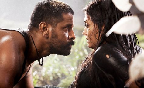 Raavanan [2010] Ravanan Movie Images, Raavanan Movie Images, Ravanan Movie, Planet Movie, Miss You Images, Best Bollywood Movies, Action Movie Poster, Friendship Photography, Movie Dialogues