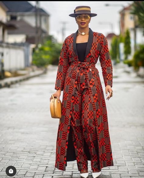 45 photos of stunning ankara jacket/kimono and pants – Ankaracrib Ankara Jackets For Women, African Jacket, African Print Jacket, African Print Kimono, Ankara Kimono, Ankara Trousers, Ankara Jumpsuit, Ankara Jackets, Ankara Style