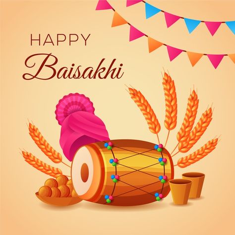 Baisakhi Drawing, Happy Baisakhi Images, Baisakhi Images, Ambala Cantt, Happy Baisakhi, Office Paint, Ultra Trail, Harvest Season, Harvest Festival