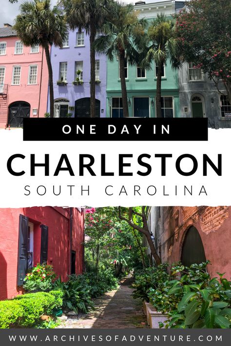 Charleston South Carolina One Day, One Day In Charleston Sc, Things To See In Charleston Sc, What To Do In Charleston Sc, Charleston Sc Things To Do, Travel United States, Charleston Travel Guide, Charleston Vacation, Lanai Island